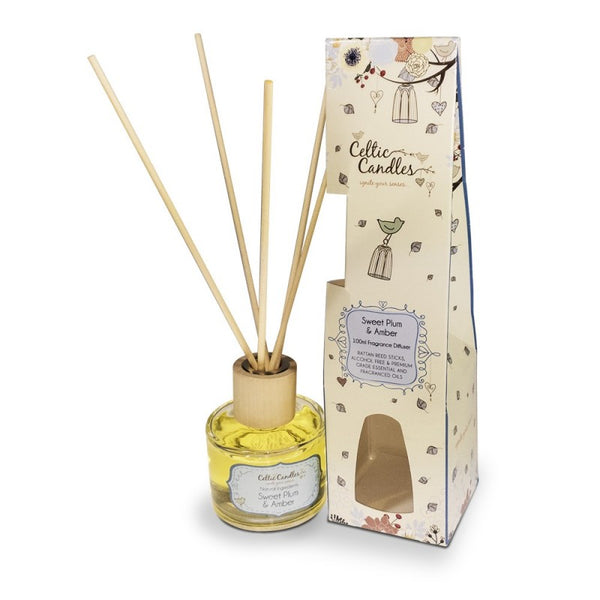 Fragrance Reed Diffuser - Sweet Plum & Amber