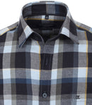 Long Sleeve Check Shirt - Light Blue