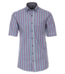 Short Sleeve Check Shirt - Red