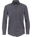 Long Sleeve Print Shirt - Light Blue