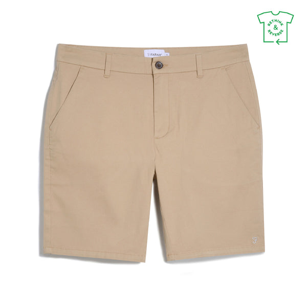 Bassett Twill Shorts - Burnt Sand