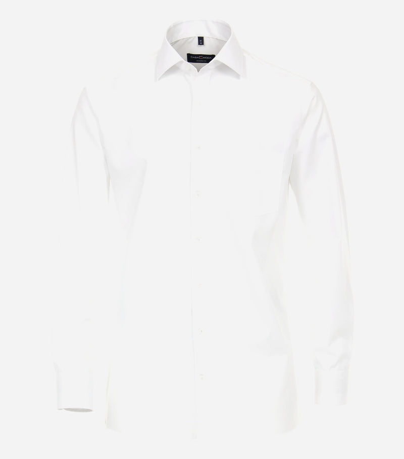 Plain Long Sleeve Shirt - White