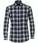 Long Sleeve Check Shirt - Light Blue