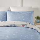 Beach Huts Blue Duvet Cover Set
