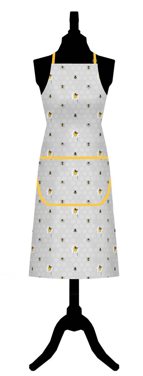 Bee Happy Cotton Apron
