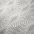 BIANCA COTTONSOFT ZIGGURAT GREY DUVET COVER SET DESIGN