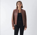 Salsa Leather Jacket - Brown