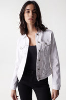 Denim Jacket- White