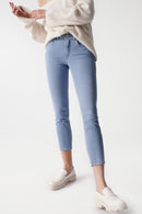 Slim Crop Jean - Blue