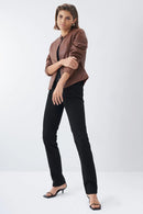 Salsa Leather Jacket - Brown