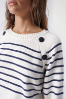 Striped Jumper - Beige