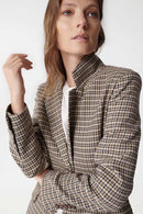Check Blazer - Beige