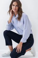 True Crop Slim Jean - Mid Wash