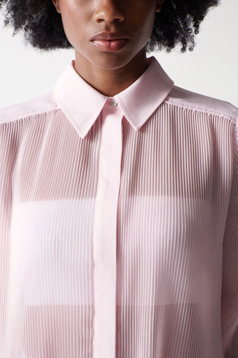 Pleated Shirt - Pink