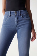 Secret Crop Skinny - Blue