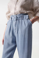 Light Denim Baggy Jeans- Blue