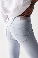 Secret Cropped Skinny- Blue