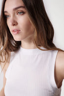 Halter Neck Top- White