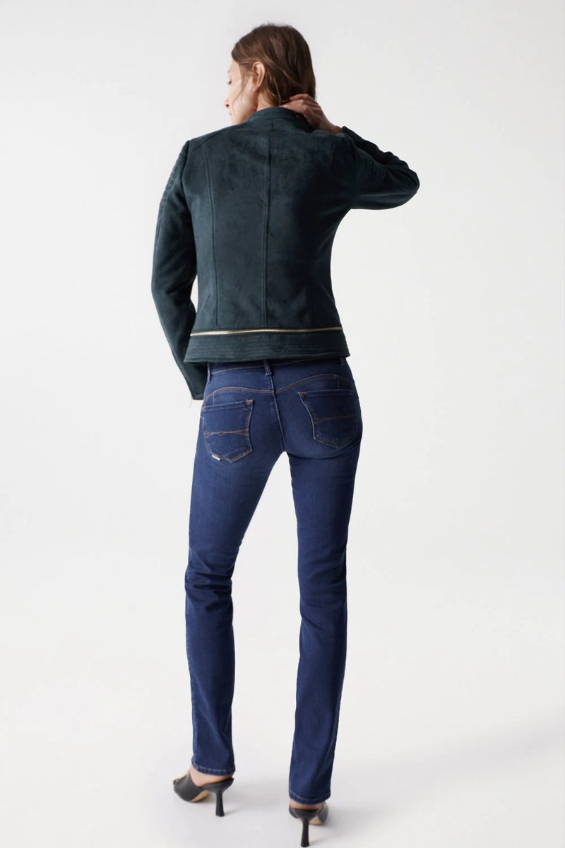 Suede Jacket - Green