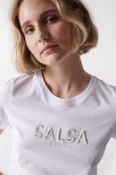 Round Neck Logo T-Shirt - White