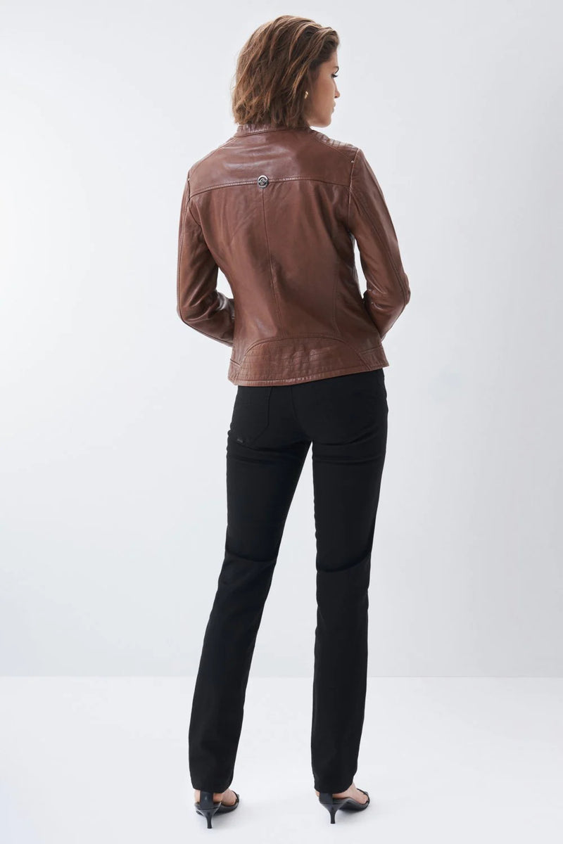 Salsa Leather Jacket - Brown