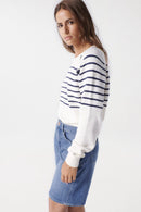 Striped Jumper - Beige