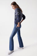 Striped Jumper - Blue