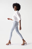 Secret Cropped Skinny- Blue