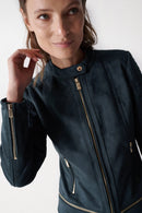 Suede Jacket - Green