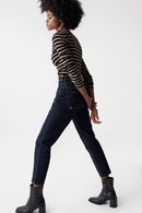 Knot Detail Neck Jumper - Beige Multi