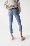 Slim Crop Jean - Blue