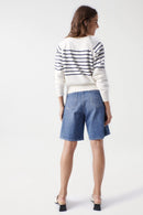 Striped Jumper - Beige