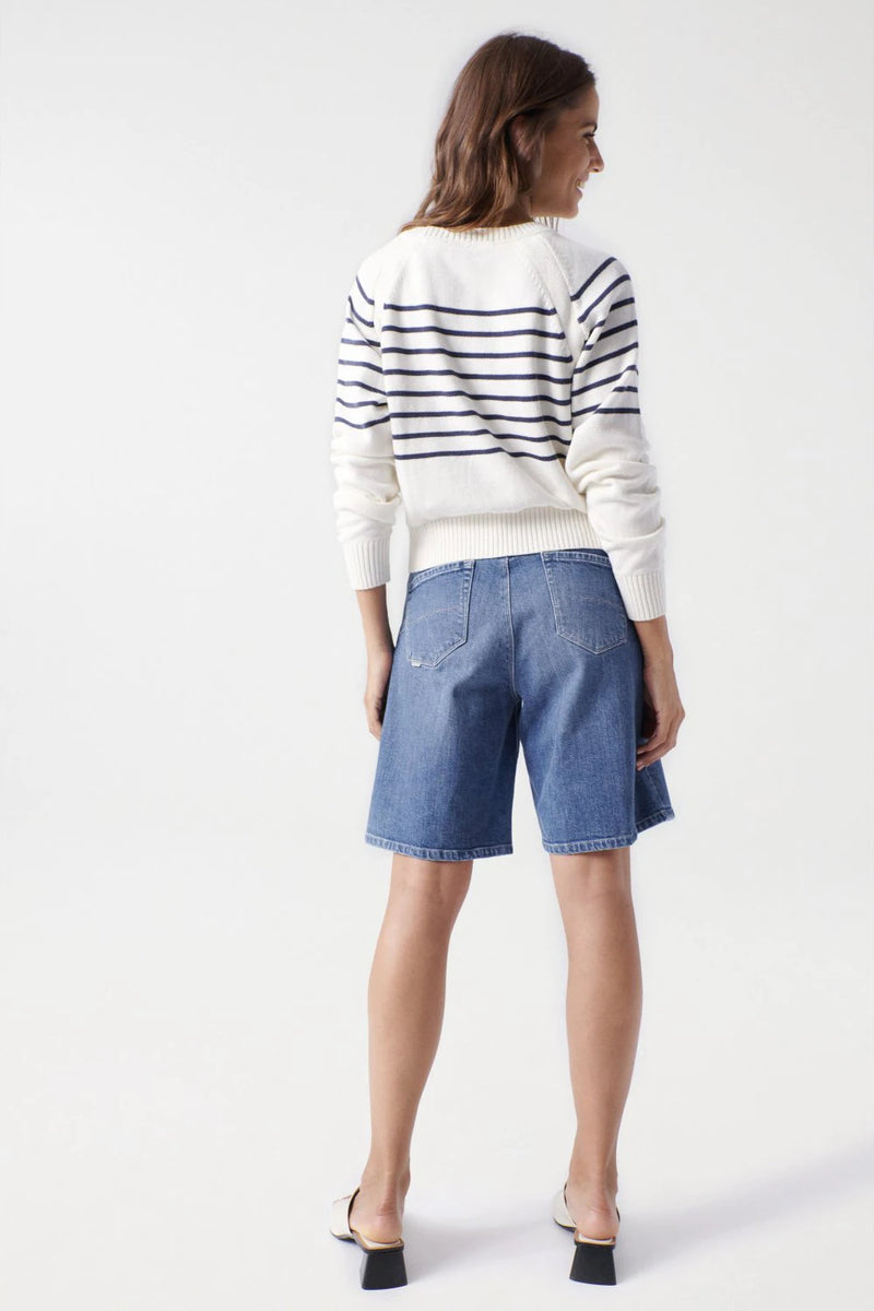 Striped Jumper - Beige