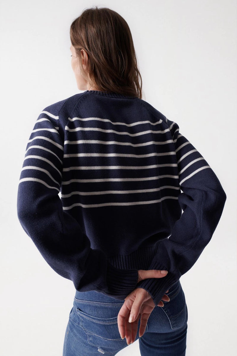 Striped Jumper - Blue