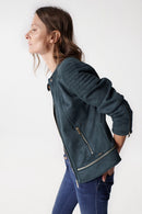 Suede Jacket - Green