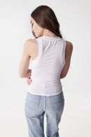 Halter Neck Top- White