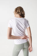 Round Neck Logo T-Shirt - White
