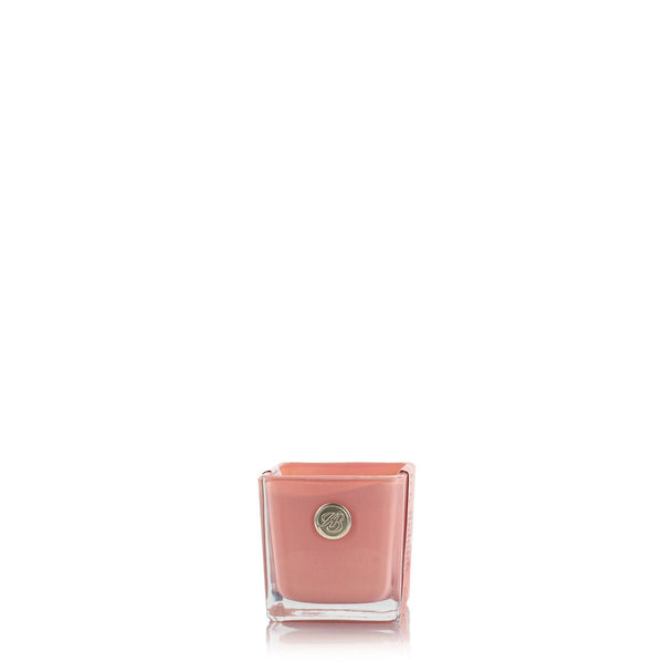 Square Glass Candle - Pink Peony & Musk