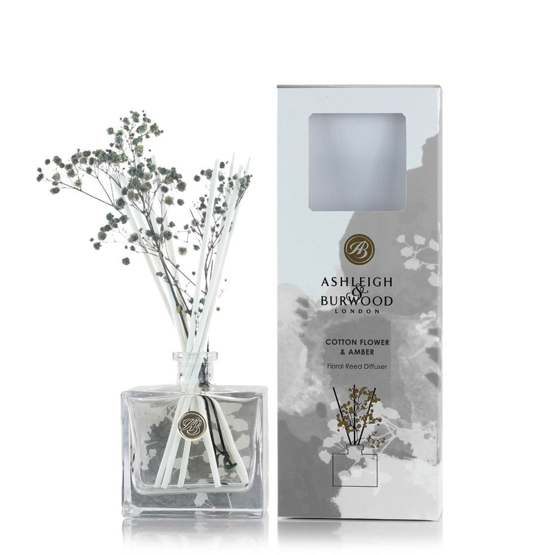 Reed Diffuser - Cotton Flower & Amber