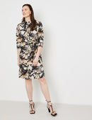 Natural Vibes Dress - Ecru/White/Black