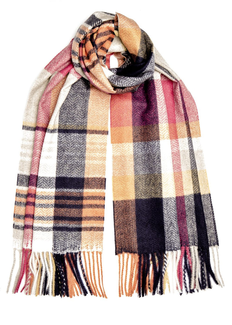 Woven Scarf - Red/orange