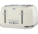 Breville Impressions 4 Slice Toaster - Cream