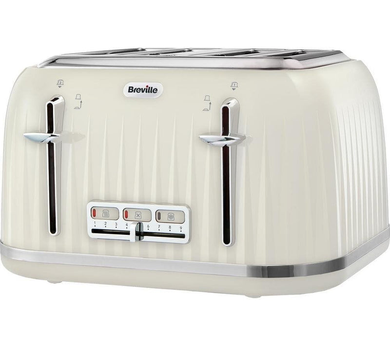 Breville Impressions 4 Slice Toaster - Cream