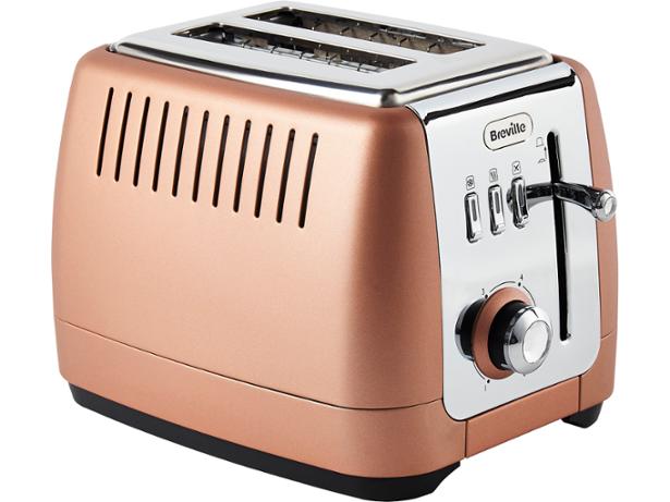 Breville Strata Luminere 2 Slice Toaster - Rose Gold