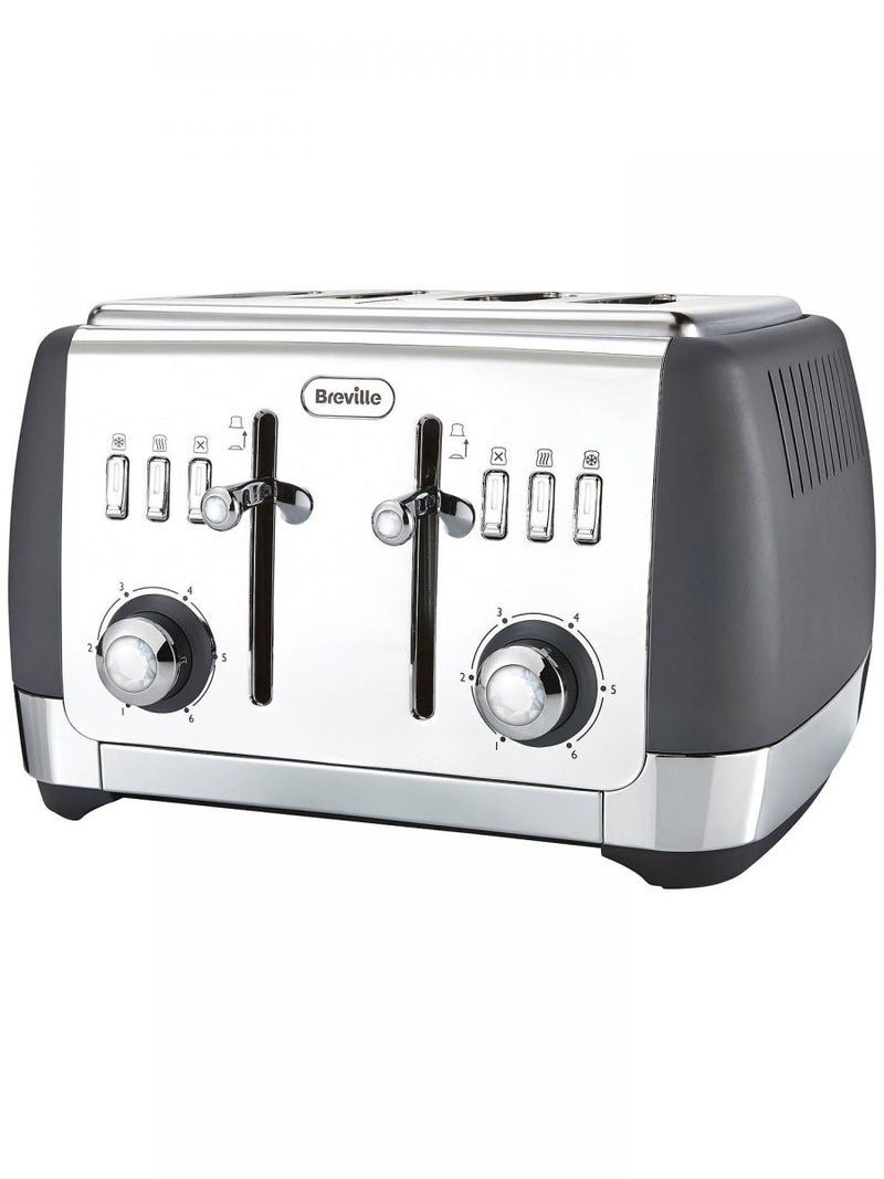 Breville Strata 4 Slice Toaster - Matt Grey