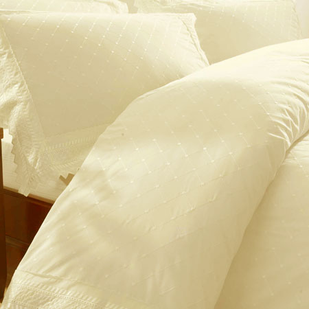 Broderie Balmoral Ecru Duvet Cover Set - King