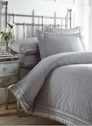 Broderie Balmoral Silver Grey Duvet Cover Set - Double