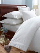 Broderie Balmoral White Duvet Cover Set - Superking