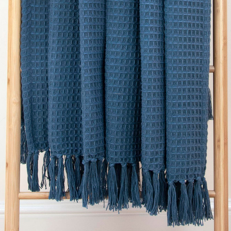 Bruges Ink Blue Throw 130x180cm