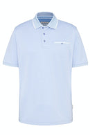 Contrast Polo Shirt - Blue